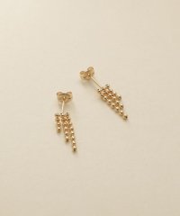 COCOSHNIK ONHITSCH/K10ティアボールチェーンピアス/508279510