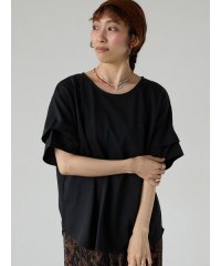 Lugnoncure/プレーティング袖タックTシャツ/508279539