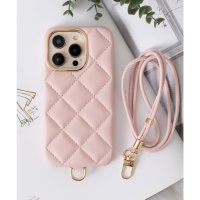 emonique/エモニーク emonique iPhone PUレザー キルティングデザイン ストラップ付スマホケース カバー/508279707