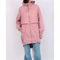 RINASCIMENTO/リナシメント RINASCIMENTO 中綿ダウン切替フードロングCOAT/508279837