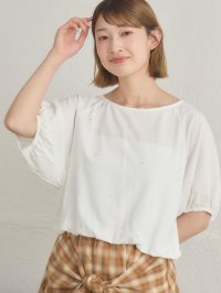 RETRO GIRL/レトロガール RETRO GIRL 裾バルーンビジューTEE/508279889