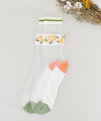 styiro/スタイロ styiro 花柄シースルー靴下/508279914