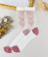 styiro/スタイロ styiro 花柄シースルー靴下/508279914
