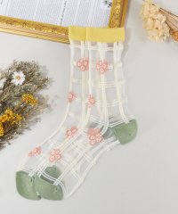styiro/スタイロ styiro 花柄シースルー靴下/508279914