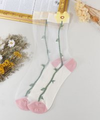 styiro/スタイロ styiro 花柄シースルー靴下/508279914