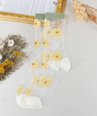 styiro/スタイロ styiro 花柄シースルー靴下/508279914
