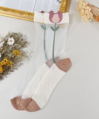 styiro/スタイロ styiro 花柄シースルー靴下/508279914