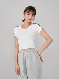 Darich/ダーリッチ Darich ラインロゴVネックTシャツ/508279926