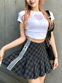 Darich/ダーリッチ Darich リメイクライクチェックミニスカート/508279929