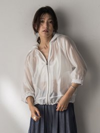 MAYSON GREY/メイソングレイ MAYSON GREY オーガンジーフーディブルゾン≪手洗い可能≫/508280005