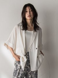 MAYSON GREY/メイソングレイ MAYSON GREY ダブルブレスト半袖ジャケット≪手洗い可能≫/508280006