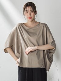 la.f…(Lsize)/ラ エフ エルサイズ la.f…(Lsize) 【大きいサイズ】ハリプルジャージカットソー≪洗濯機で洗える≫/508280011
