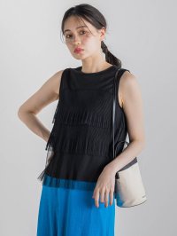 Droite Lautreamont/ドロワット ロートレアモン Droite lautreamont チュールドッキングプルオーバー≪手洗い可能≫/508280018
