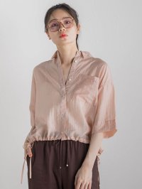 Droite Lautreamont/ドロワット ロートレアモン Droite lautreamont シアーシャツ≪手洗い可能≫/508280026