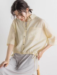 Droite Lautreamont/ドロワット ロートレアモン Droite lautreamont シアーシャツ≪手洗い可能≫/508280026