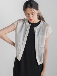 Droite Lautreamont/ドロワット ロートレアモン Droite lautreamont リネンドロストノースリ≪手洗い可能≫/508280028