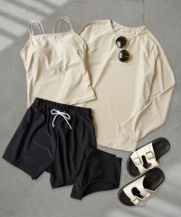 OSYAREVO/オシャレボ OSYAREVO 【ネット限定】【紫外線カット率99.9％以上】体型カバー ラッシュガード 付き キャミソール 水着 セットアップ 【返品不可商品】/506605166