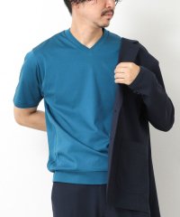 NOLLEY’S goodman/《ビジカジ対応》シルケットスムース Vネック ドレスTシャツ 25SS/507966913