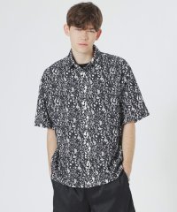 LOVELESS　MENS/バイカラーレースショートスリーブシャツ/508148221