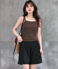TeddyShop/テディショップ Teddyshop レディース水着 ダブルストラップバックシャンキャミビキニ+ショートパンツ 上下3点セット 【返品不可商品】/508172546