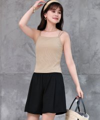 TeddyShop/テディショップ Teddyshop レディース水着 ダブルストラップバックシャンキャミビキニ+ショートパンツ 上下3点セット 【返品不可商品】/508172546