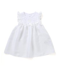 fillot de bebe reduction/【日本製】ボーダーサテンオーガンジーエプロン(50~75cm)/508186874