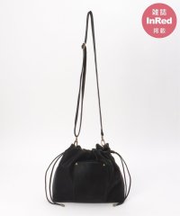 ikka/PUパフ巾着ショルダーバッグ/508213458