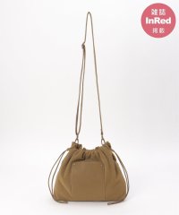 ikka/PUパフ巾着ショルダーバッグ/508213458