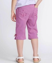 BeBe/フラワー刺しゅうポケットストレッチウェザーカプリパンツ(90~160cm)/508261955
