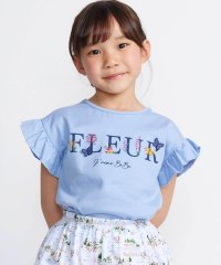 BeBe/ちょうちょモチーフFLEURロゴ天竺フリル袖Tシャツ(90~160cm)/508261961