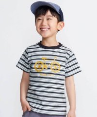 BeBe/自転車プリントマルチボーダー天竺半袖Tシャツ(90~160cm)/508261963