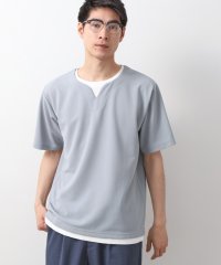 THE SHOP TK/ツイルキーネック半袖Tシャツ 【接触冷感/洗濯機OK】/508268888