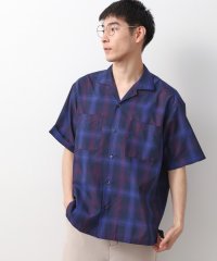 THE SHOP TK/オンブレチェック半袖シャツ 洗濯機OK/508268896
