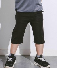 WASK/6分丈ロゴパッチワークリネン調ストレッチパンツ(110~160cm)/508269108