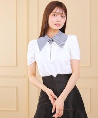 AND COUTURE/ダブルカラーZIPプルオーバー/508277698