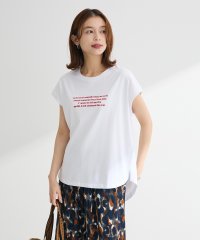 Green Parks/グリーン パークス Green Parks ・swing by フレンチスリーブ刺繍TEE/508279425