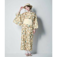 F.i.n.t/フィント F i.n.t 【洗える・2wayセパレート浴衣・浴衣＋作り帯3点セット】ヒマワリ柄浴衣セット/508280178