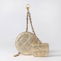 CHANEL/シャネル CHANEL ポーチ ココマーク チェーンポーチ CHANEL CHAIN POUCH CHAMPAGNE GOLD/508280273