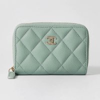 CHANEL/シャネル CHANEL コインケース キャビアスキン CLASSIC ZIP COIN PURSE CHANEL COIN CASE MINT GREEN/508280277