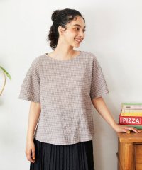 Jocomomola/Chiquito チェックプルオーバーブラウス/508280493