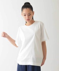 HIROKO BIS/【UV/遮熱性/接触冷感】アシメ切り替えジョイントカットソー /洗濯機で洗える/508280529