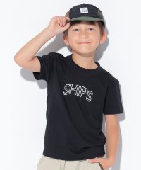 SHIPS KIDS/【WEB限定】SHIPS KIDS:100～160cm / 〈家族おそろい〉SHIPS ラウンド プリント ロゴ  TEE/508280878