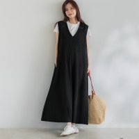 coca/コカ coca ジョーゼットプリーツVネックワンピース/508280920
