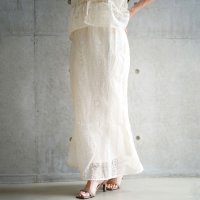 Sawa a la mode/サワアラモード Sawa a la mode 贅沢レースで高見えするマーメイドロングスカート/508281027