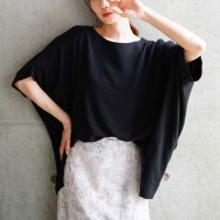 Sawa a la mode/サワアラモード Sawa a la mode 着痩せして見えるドルマンスリーブカットソー/508281029