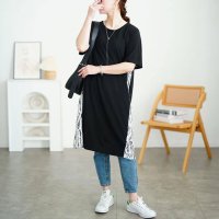 GOLD JAPAN/ゴールドジャパン GOLDJAPAN アート柄サイド切り替えワンピース/508281042
