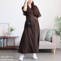 GOLD JAPAN/ゴールドジャパン GOLDJAPAN ウエストタックスキッパー襟ワンピース/508281048