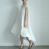 Sawa a la mode/サワアラモード Sawa a la mode ふわりと躍るバブルヘムフィッシュテールワンピース/508281053
