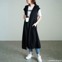 GOLD JAPAN/ゴールドジャパン GOLDJAPAN コットンパーカーノースリーブワンピース/508281057