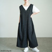 GOLD JAPAN/ゴールドジャパン GOLDJAPAN ストライプワイドサロペットパンツ/508281059